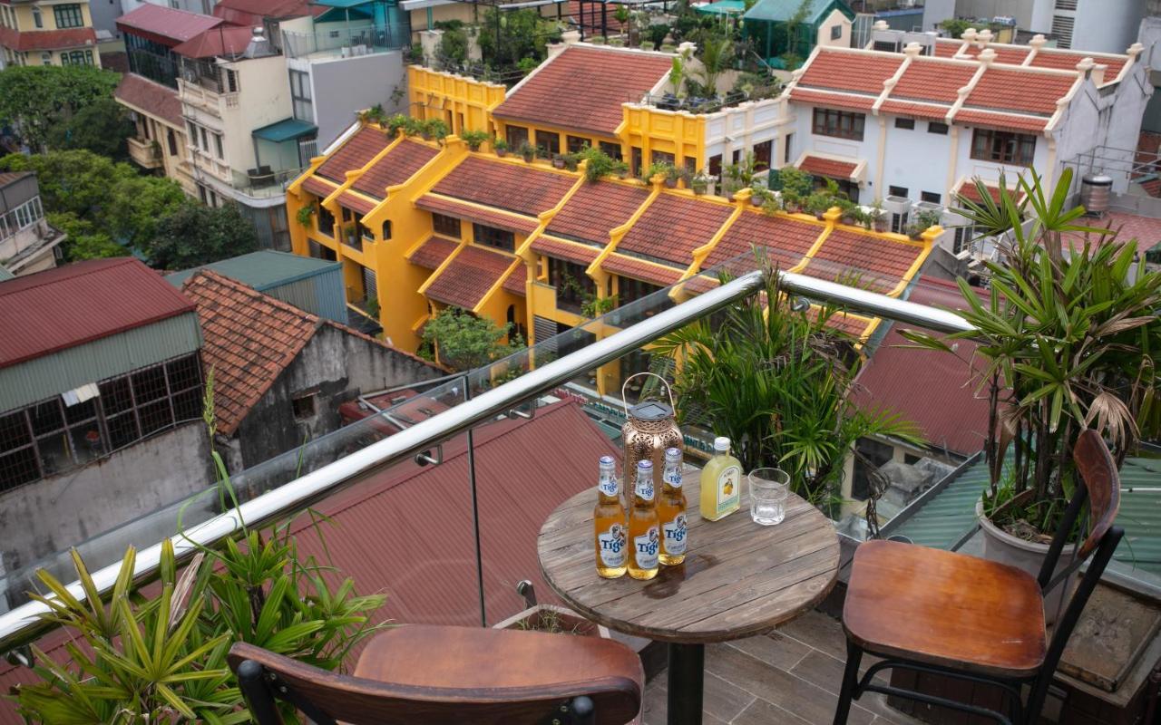 Downtown Hostel & Rooftop Bar Hanoi Exterior foto