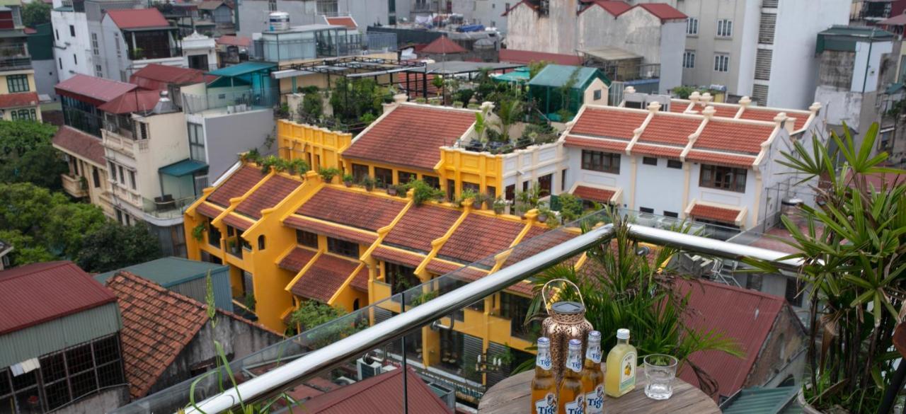 Downtown Hostel & Rooftop Bar Hanoi Exterior foto